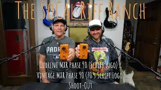Current MXR Phase 90 (Script Logo) / Vintage MXR Phase 90 (70's Script Logo) Shoot-Out