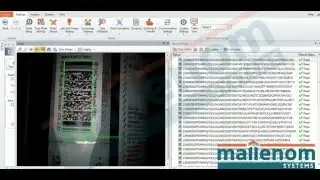 Считывание кодов PDF417 с акцизных марок на бутылках. Экран приложения