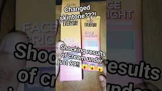 5 in 1 cream! renee everyday brightness cream honest review #glowcream  #makeuprennecosmetics