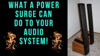 Here's What A Power Surge Did To Martin Logan Electrostatic Speakers!