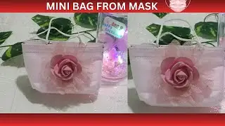 DIY/CUTE MASK TOTE BAG/CUTE MINITURE BAG WITH MASK /DIY CRAFTS/ JOICEART