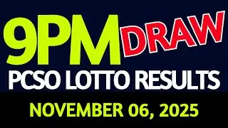 Lotto Result Today 9pm draw November 06, 2025 Thursday PCSO