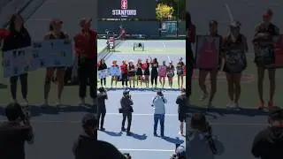 Stanford Final Home Game as PAC12 #womentennis #senior day #2024 #sportvlog #paloalto #conniema