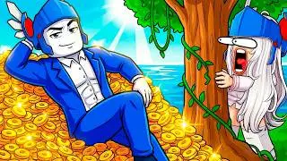 A DOLLAR Turned Him Into THE OWNER of Blox Fruits!