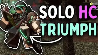 SOLO HARDCORE TRIUMPH WITH REWORKED NECROMANCER | BEST TOWER? | Roblox Tower Defense Simulator