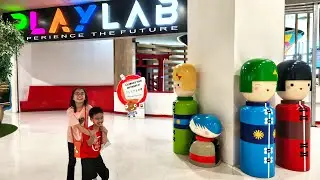 Wyzie and Greytt at Playlab, Robinsons Galeria South, San Pedro City, Laguna