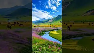 🌄 Beautiful Hills View 😍 | Nature Therapy for Mind & Soul 🌿 | #Shorts