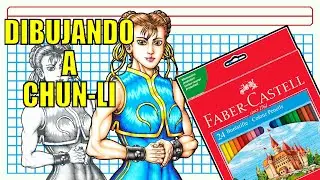 Dibujando a Chun-Li - Street Fighter