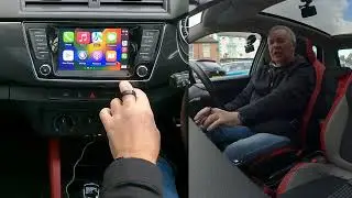 Use Apple Car Play to play a song or shuffle music using voice activation in a 2018 Skoda Fabia