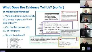 ACRM Stroke ISIG Virtual Happy Hour: Partner Training in Rehab—Evidence, Models & Impact