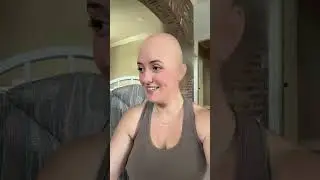 Toddlers reaction to mom being bald