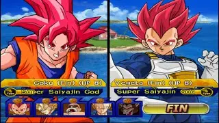 TEAM GOKU SSJ DIOS vs TEAM VEGETA SSJ DIOS