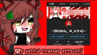 &bull;-I created a backup account!-&bull;