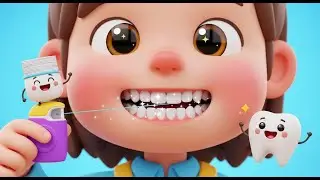 Healthy Habits Brush & Floss Song for Kids | Dental Hygiene & Healthy Routine Nursery Rhyme