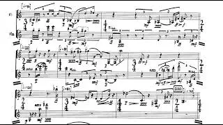 Milton Babbitt - Composition for Four Instruments (1947-48) [Score-Video]