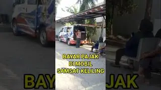 Cara bayar pajak motor di mobil Samsat keliling #pajak #samsatkeliling