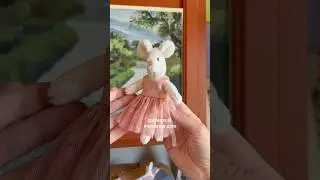 making a zero waste mouse doll - sewing process