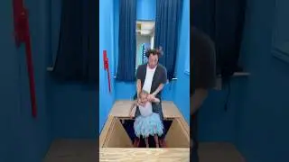 Dad sends kid down trap door! 😳