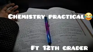 Chemistry practical experience 😂very easy !! No trauma @questions asked 