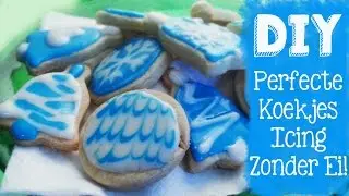 PERFECTE KOEKJES GLAZUUR / ROYAL ICING RECEPT- 😋 zonder ei of glycerine DAG 13 DIYVEMBER