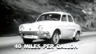 Коммерческий автомобиль Renault Dauphine 1962 года — реклама, рекламный ролик