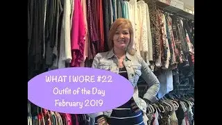 What I Wore #22...OOTD:  February 2019...A Polar Vortex Week⛄️❄️👢🧣🧤