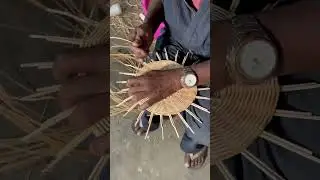 How rattan matting is done! #shortsvideo #rattan #handmade