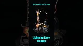 Lightning Base  - Miniature Painting - Warhammer 40K