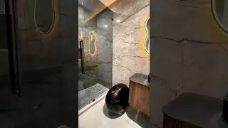 Mirror ✨ + Shower Door 🚿 = Bathroom Glow-Up! #inyouths  #ledmirror #showerdoors #bathroomdesign