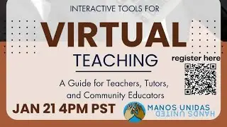 Interactive Tools for Virtual Teaching | Live workshop Jan 21