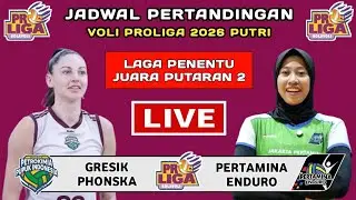 Jadwal Gresik Phonska vs Jakarta Pertamina Enduro - Proliga 2026 Live Hari Ini