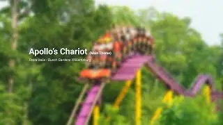 Apollo's Chariot (Main Theme) - Busch Gardens Williamsburg | RIDEMAG music