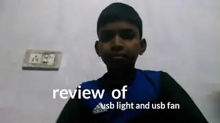 Review of mini USB light and mini USB fan rs200 only