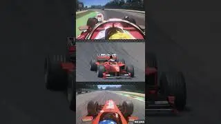 Lewis Hamilton vs Michael Schumacher | 2025 Ferrari SF-25 vs 1999 Ferrari F399 | F1 at Monza