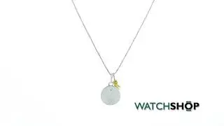 D For Diamond Childrens Sterling Silver Necklace (P4448)