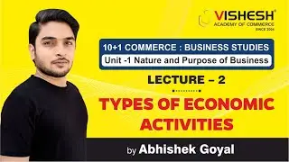 Types of Economic Activities in Hindi Lec-1 \ Class 11th Business Studies\ Abhishek Goyal