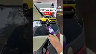 Tata Sierra 2025 Electric Tailgate Pinch Detection Test #manishbhardwaj #tatamotorsindia #shorts