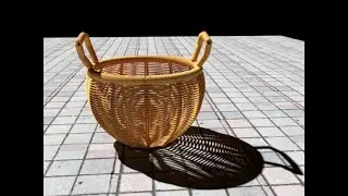 Learn how to model a rattan basket in 3ds Max | Tutorial