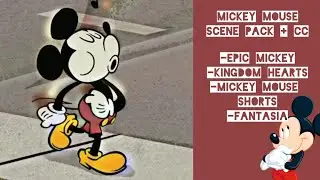 Mickey Mouse Clips for Edits | Clips Pack + CC | free to use
