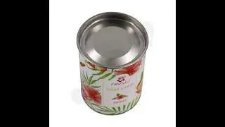 Cardboard Paper Tube With Tin Cap For Packing Scented Candle