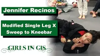 Jennifer Recinos Demonstrates a Sweep to Knee Bar or Toe Hold