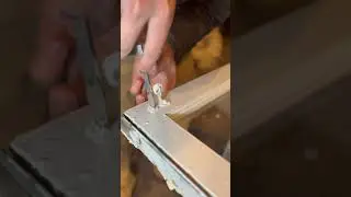 HOW TO CLEAN UP OLD WINDOWS #shorts