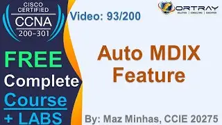 Free CCNA | 93- Auto MDIX Feature | Day 5 | CCNA 200-301 Complete Course