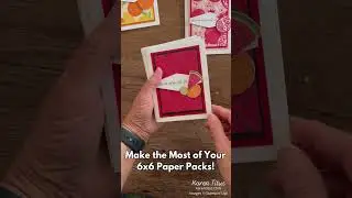 Transform your 6x6 Paper Packs to these stunning cards!