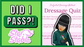 Taking Pink Queens Legacy's DRESSAGE QUIZ! 🩰 Star Stable Online