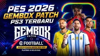 PES GEMBOX PATCH WINTER TRANSFER 2026 FINAL TRANSFER on PS3 Slim & Superslim HEN‼️