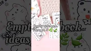 Empty notebook ideas pt.1 🍃🌿 . (FLASH WARNING ⚠️) #shorts #aesthetic #fypシ #notebook #ytshorts