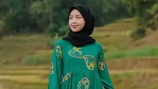 Review  Daster Premium Kencana Ungu Motif Terbaru!!