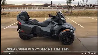 004701 2018 CAN AM SPYDER RT LIMITED -SE6 TRIKE