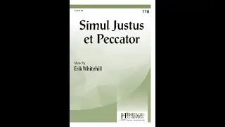 Simul Justus et Peccator (TTB) - Erik Whitehill